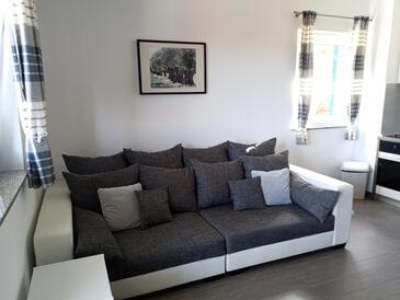 Ribarica, Stue i overnattingstype apartment, klimaanlegg tilgjengelig jeg WiFi.