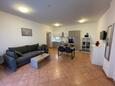 Rovinj, Obývací pokoj v ubytování typu apartment, s klimatizací a WiFi.