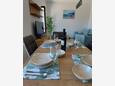 Punat, Dining room in the apartment, WiFi.