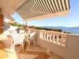Živogošće - Blato, Terrazzo nell'alloggi del tipo apartment, Vista sul mare e WiFi.
