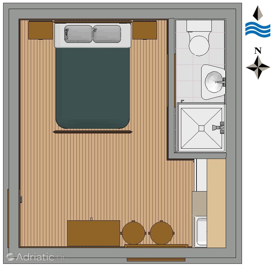 AS-2431-c - Alloggi privati - Appartamenti e camere accanto al mare Comisa - Komiža, Lissa - Vis