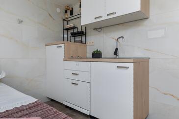 Lokva Rogoznica, Kuhinja v nastanitvi vrste studio-apartment, WiFi.