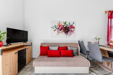 Vrsi - Mulo, Stue i overnattingstype studio-apartment, klimaanlegg tilgjengelig jeg WiFi.