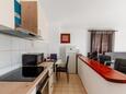 Vrsi - Mulo, Kuchyně v ubytování typu studio-apartment, WiFi.