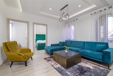 Pula, Pokój dzienny w zakwaterowaniu typu apartment, WiFi.