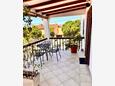 Karlobag, Felles terrasse i overnattingstype studio-apartment, WiFi.