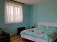 Medulin, Ložnice 1 v ubytování typu apartment, s klimatizací, domácí mazlíčci povoleni a WiFi.
