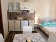 Medulin, Bucătărie în unitate de cazare tip studio-apartment, animale de companie sunt acceptate şi WiFi.