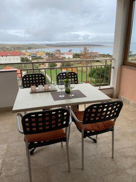 Dvosobni apartma Povljana, Pag (A-244-b(