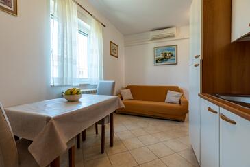 Trogir, Dnevna soba v nastanitvi vrste apartment, dostopna klima in WiFi.