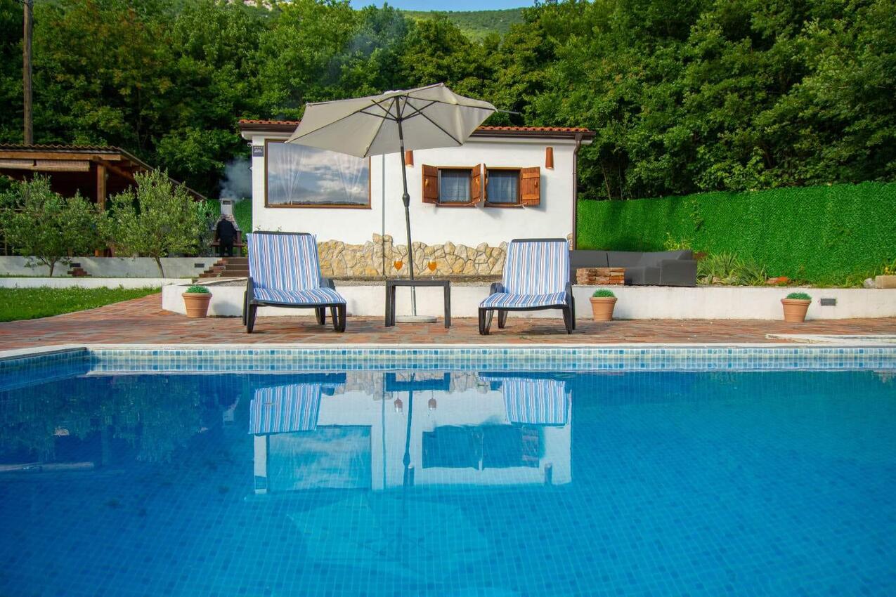 Haus mit Pool für Familien Smrika, Kraljevica - 24407