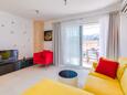Baška, Camera di soggiorno nell'alloggi del tipo apartment, condizionatore disponibile e WiFi.