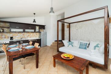 Šparadići, Вітальня в розміщенні типу apartment, доступний кондиціонер і WiFi.