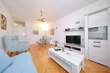Zadar, Stue i overnattingstype apartment, klimaanlegg tilgjengelig jeg WiFi.