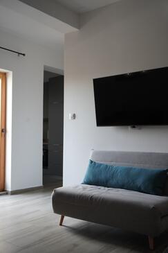 Šibenik, Stue i overnattingstype studio-apartment, klimaanlegg tilgjengelig jeg WiFi.