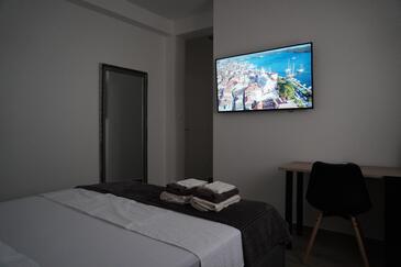 Šibenik, Soverom i overnattingstype room, klimaanlegg tilgjengelig jeg WiFi.