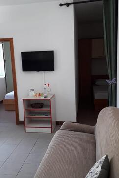 Drače, Гостиная в размещении типа apartment, доступный кондиционер и WiFi.
