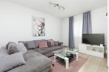Seget Vranjica, Stue i overnattingstype apartment, klimaanlegg tilgjengelig jeg WiFi.