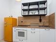 Šibenik, Kuchyňa v ubytovacej jednotke apartment, domáci miláčikovia povolení a WiFi.