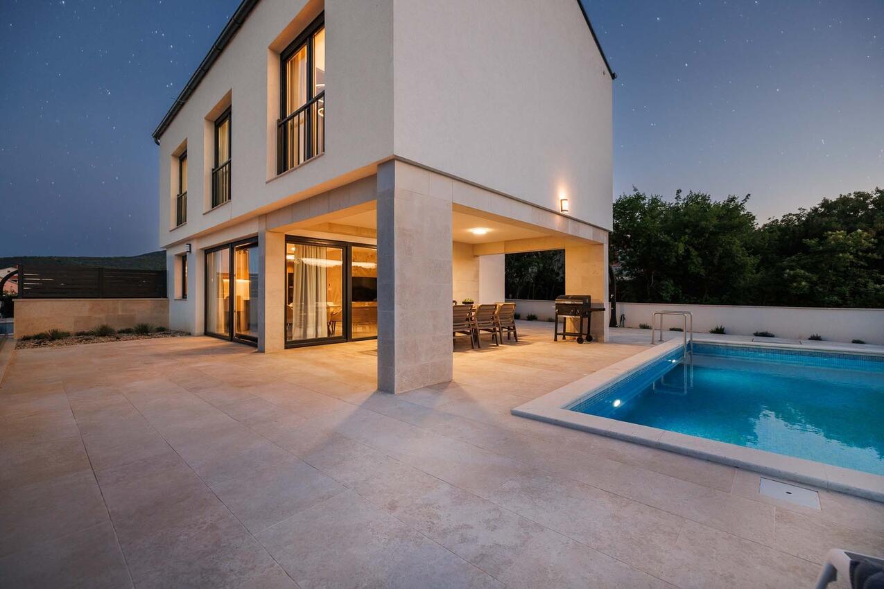 Holiday house with a swimming pool Vrbnik, Krk - 24526