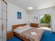 Brela, Ložnice 2 v ubytování typu apartment, s klimatizací a WiFi.