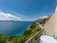 Brela, Balkon 1 - pogled v nastanitvi vrste apartment, WiFi.