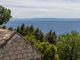 Brela, Balkon 2 - pogled v nastanitvi vrste apartment, WiFi.