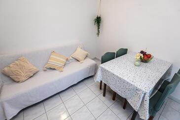 Vodice, Stue i overnattingstype apartment, klimaanlegg tilgjengelig jeg WiFi.