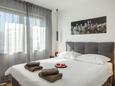 Novigrad, Ložnice 1 v ubytování typu apartment, s klimatizací a WiFi.