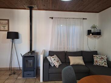 Pražnica, Living room in the house, (pet friendly) and WiFi.
