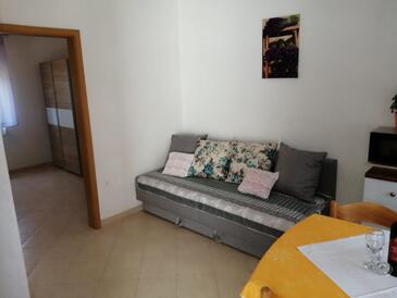 Medulin, Camera di soggiorno nell'alloggi del tipo apartment, condizionatore disponibile e WiFi.