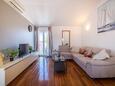 Biograd na Moru, Woonkamer in accommodatietype apartment, airconditioning beschikbaar en WiFi.