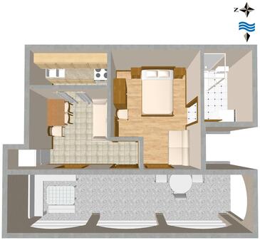 План Rogačić, План в размещении типа apartment, WiFi.