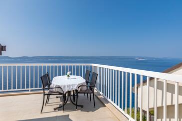 Dvoupokojový apartmán Zátoka Pisak - Vrulja, Omiš (A-24622-b)