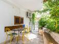 Igrane, Terras in accommodatietype apartment, WiFi.