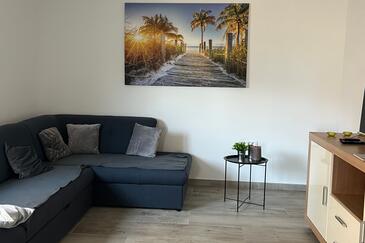 Trogir, Dnevna soba v nastanitvi vrste apartment, dostopna klima.
