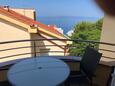 Tučepi, Balcone - vista nell'alloggi del tipo studio-apartment, animali domestici ammessi e WiFi.