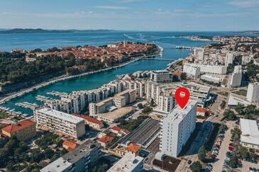 Lägenhet med balkong Zadar, Norra Dalmatien