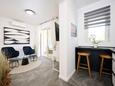 Umag, Camera di soggiorno nell'alloggi del tipo apartment, condizionatore disponibile e WiFi.