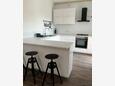 Biograd na Moru, Cocina en alojamiento de tipo apartment, WiFi.
