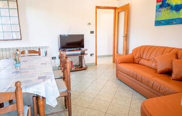 Rovinj, Wohnzimmer in folgender Unterkunftsart apartment, Klimaanlage vorhanden und WiFi.