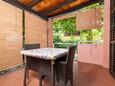 Štinjan, Terrasse in folgender Unterkunftsart studio-apartment, WiFi.