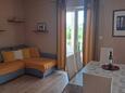 Rab, Dnevna soba v nastanitvi vrste apartment, dostopna klima, Hišni ljubljenčki dovoljeni in WiFi.