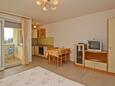 Punat, Blagovaonica u smještaju tipa studio-apartment, WiFi.