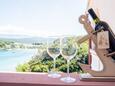 Supetarska Draga - Gonar, Balkon - Ausblick in folgender Unterkunftsart apartment, Haustiere erlaubt und WiFi.