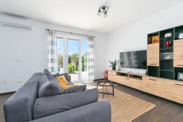 Wohnzimmer Duće, Wohnzimmer in folgender Unterkunftsart apartment, WiFi.