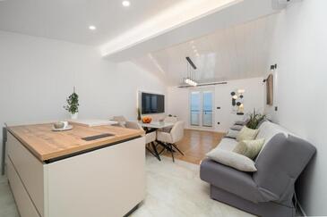 Apartmanok a tenger mellett Drasnice, Makarska - 24916