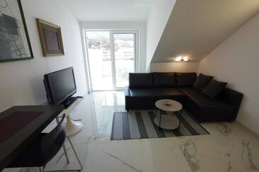 Hvar, Living room in the apartment, WiFi.