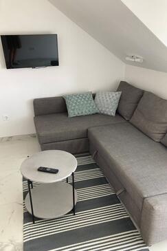 Hvar, Living room in the apartment, WiFi.