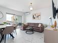 Trogir, Sala de estar en alojamiento de tipo apartment, aire acondicionado disponible y WiFi.